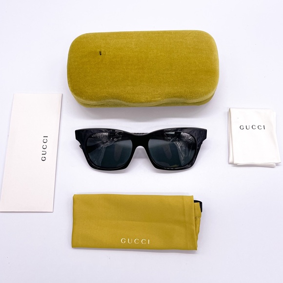 NEW GUCCI GG1299S 001 WOMEN’S CAT EYE GUCCI SUNGLASSES - Picture 13 of 13